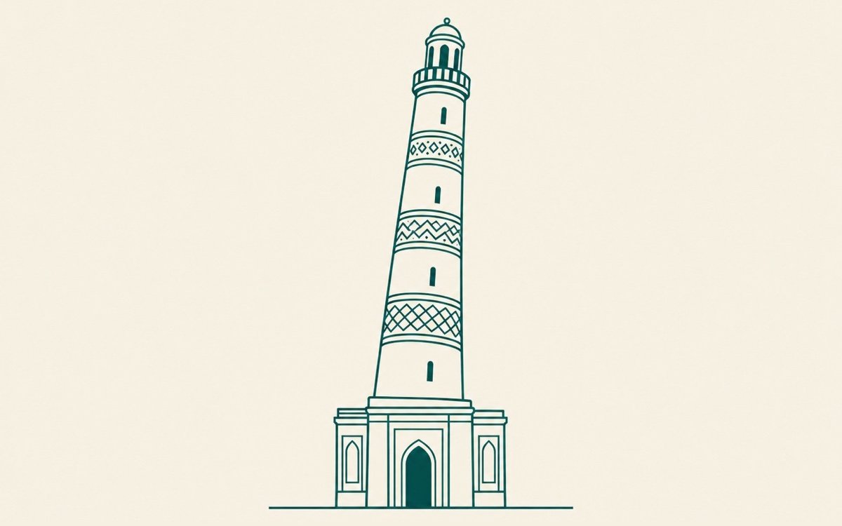 رسم: منارة الحدباء